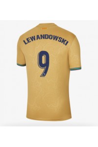 Barcelona Robert Lewandowski #9 Voetbaltruitje Uit tenue 2022-23 Korte Mouw